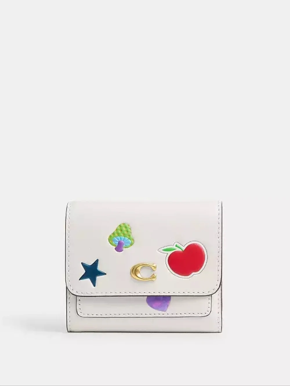 Coach Mila Small Flap Wallet With Sticker Print - Picture 2 of 9